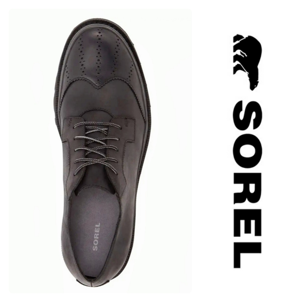 Sorel | Madson Wingtip Lace Black leather 11.5
